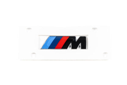BMW M Fender Emblem - Gloss Black with Chrome Surround-Exterior-Silicon Valley Bimmer