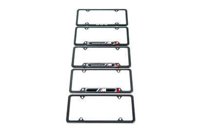 BMW M Logo Black Stainless License Plate Frame-Lifestyle-Silicon Valley Bimmer