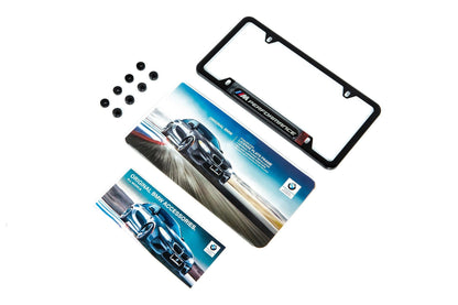 BMW M Performance Black Stainless Steel Plate Frame