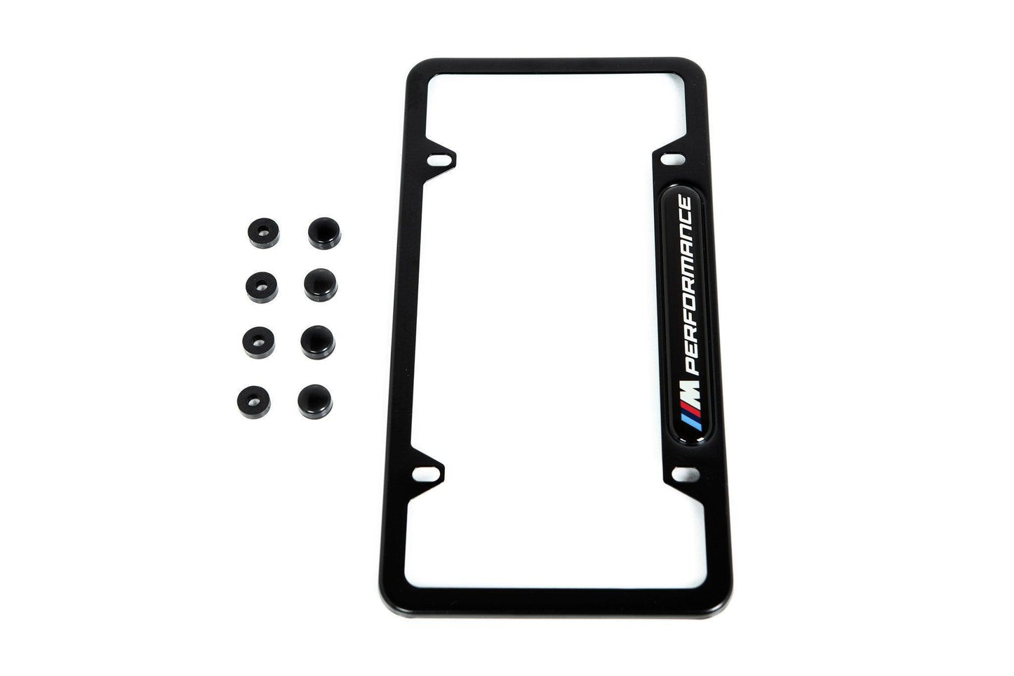 BMW M Performance Black Stainless Steel Plate Frame