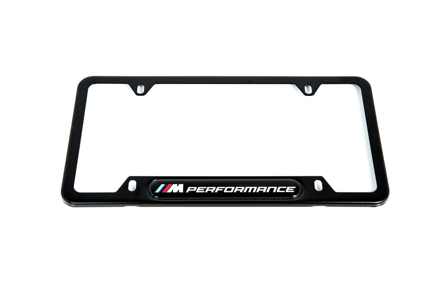 BMW M Performance Black Stainless Steel Plate Frame