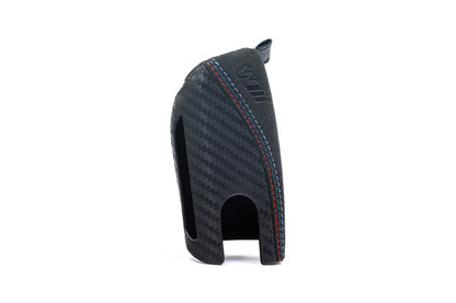 BMW M Performance Carbon with Tri-Color Stitched Alcantara Key Case-Lifestyle-Silicon Valley Bimmer