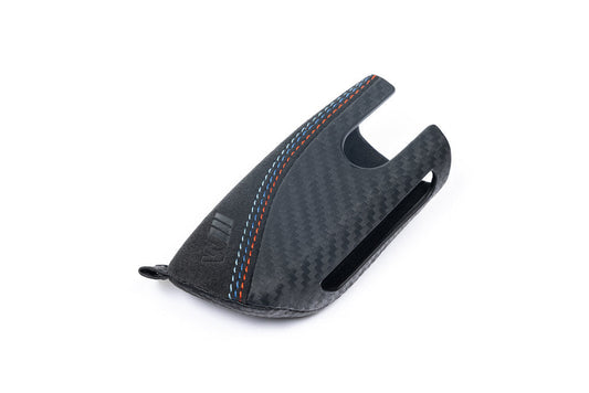 BMW M Performance Carbon with Tri-Color Stitched Alcantara Key Case-Lifestyle-Silicon Valley Bimmer