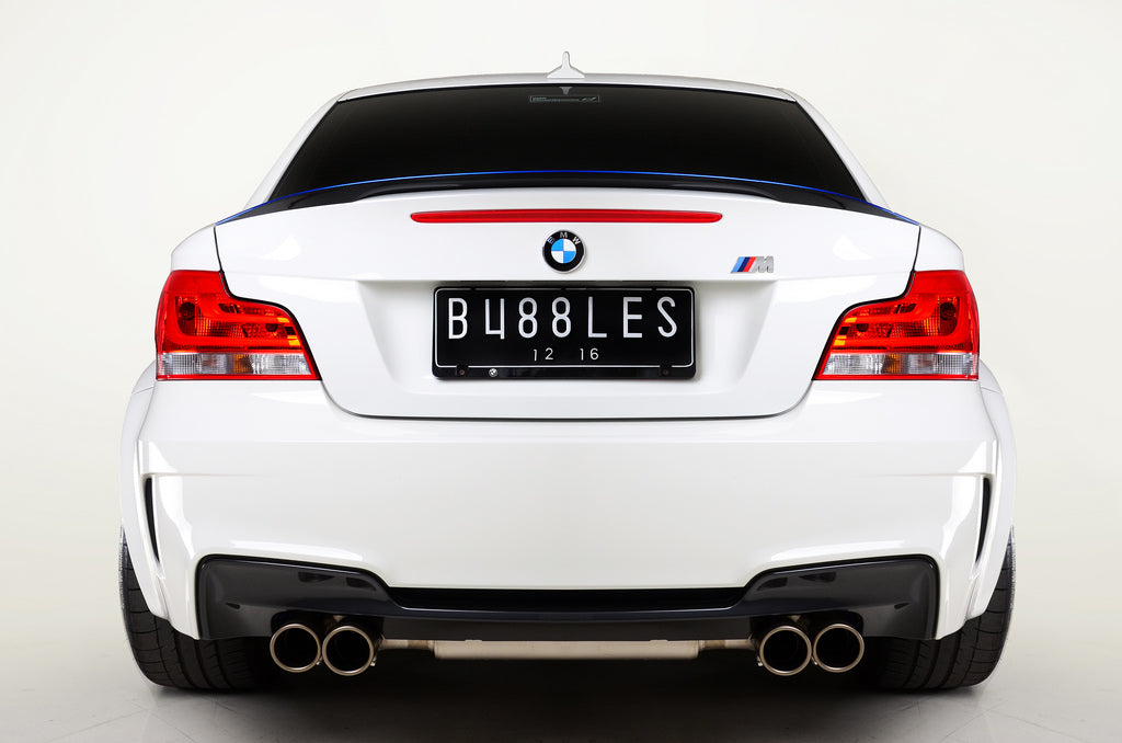BMW M Performance E82 1M Trunk Spoiler + CRT Stripe-Exterior-Silicon Valley Bimmer