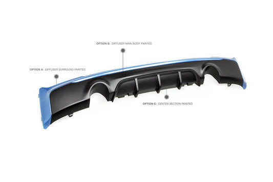BMW M Performance F22 M-Sport Rear Diffuser-Exterior-Silicon Valley Bimmer