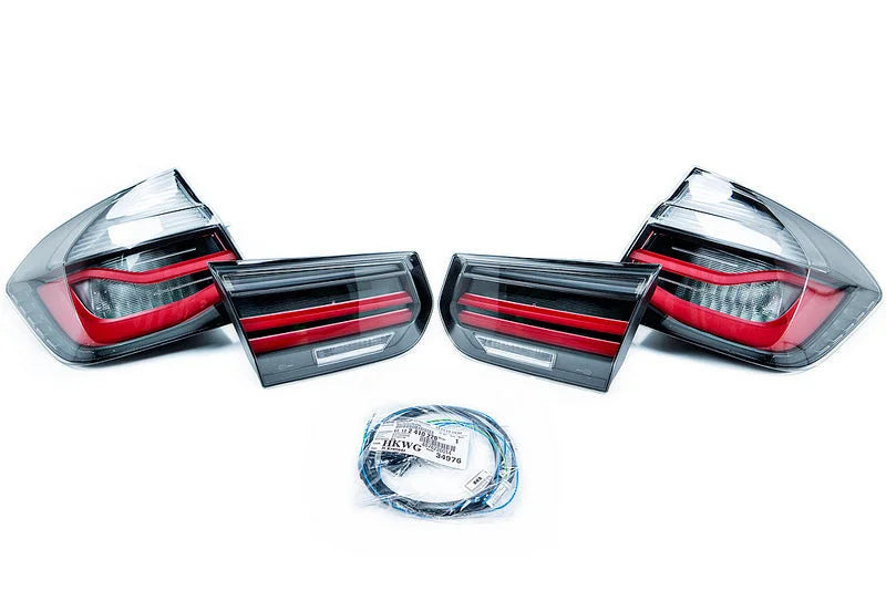 BMW M Performance F80 M3 / F30 LCI Blackline Euro Tail Light Set-Exterior-Silicon Valley Bimmer