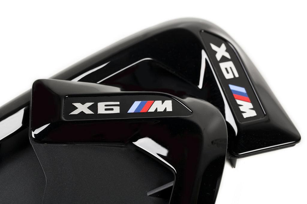 BMW M Performance F86 X6M Side Grille Set - Gloss Black-Exterior-Silicon Valley Bimmer