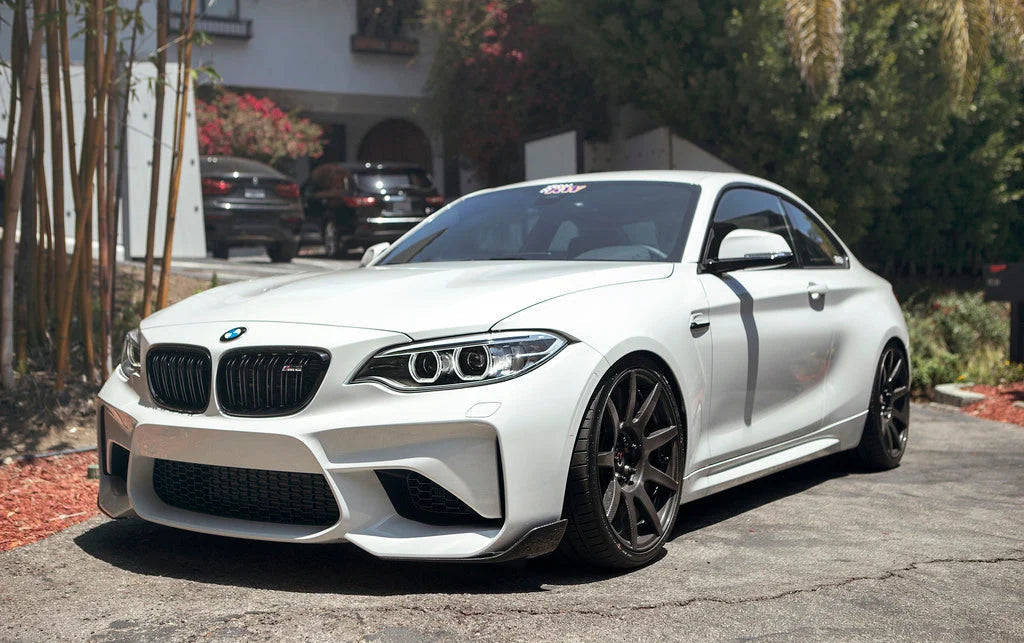 BMW M Performance F87 M2 Carbon Front Winglet Set-Exterior-Silicon Valley Bimmer
