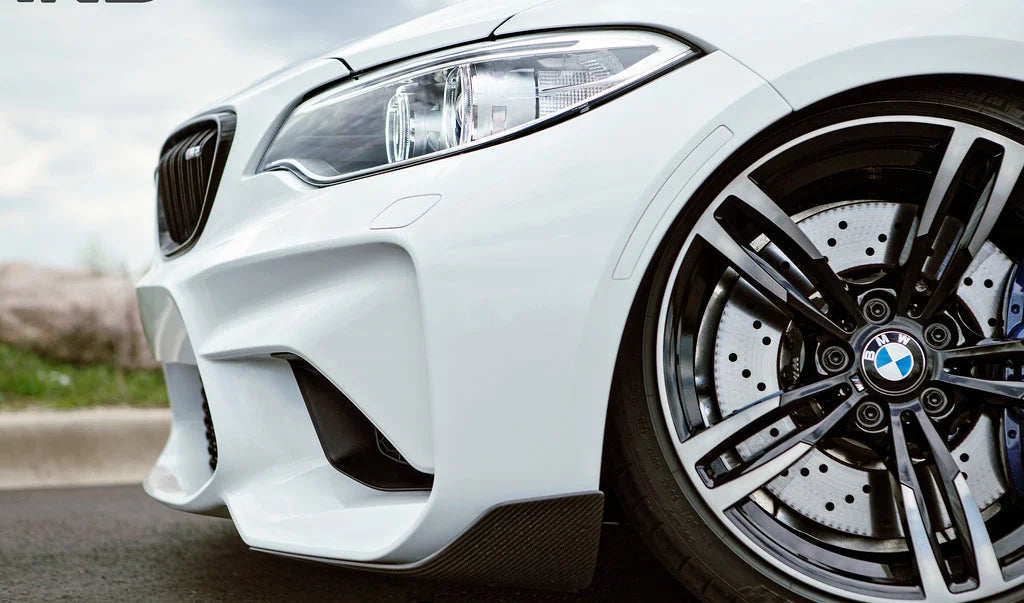 BMW M Performance F87 M2 Carbon Front Winglet Set-Exterior-Silicon Valley Bimmer