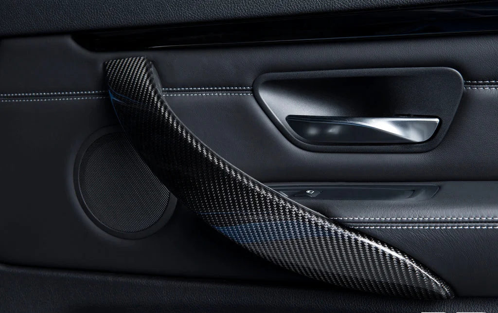 BMW M Performance F8X M3 / M4 Carbon Door Handle Trim Set-Interior-Silicon Valley Bimmer