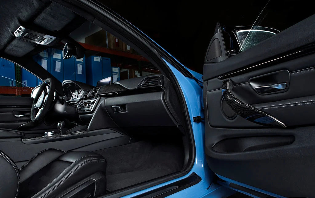 BMW M Performance F8X M3 / M4 Carbon Door Handle Trim Set-Interior-Silicon Valley Bimmer