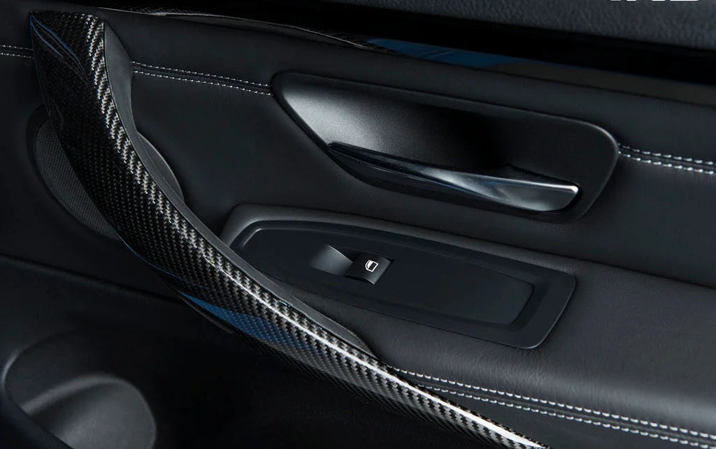 BMW M Performance F8X M3 / M4 Carbon Door Handle Trim Set-Interior-Silicon Valley Bimmer