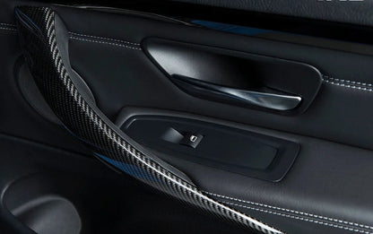 BMW M Performance F8X M3 / M4 Carbon Door Handle Trim Set-Interior-Silicon Valley Bimmer