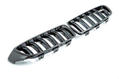 BMW M Performance F8X M3 / M4 Carbon Front Grille Set-Exterior-Silicon Valley Bimmer