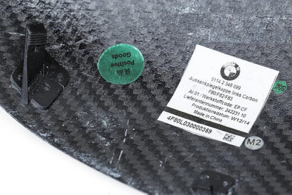 BMW M Performance F8X M3 / M4 Carbon Mirror Cap Set-Exterior-Silicon Valley Bimmer