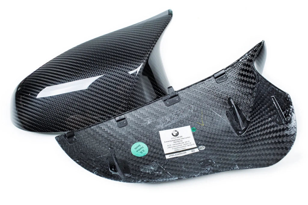 BMW M Performance F8X M3 / M4 Carbon Mirror Cap Set-Exterior-Silicon Valley Bimmer