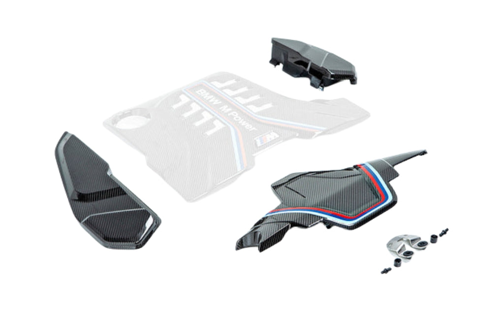 BMW M Performance F90 M5 / F91 F92 F93 M8 Carbon Engine Cover Extension Set-Performance-Silicon Valley Bimmer