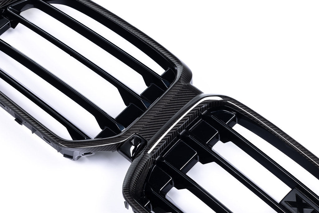 BMW M Performance F95 X5M LCI Carbon Front Grille-Exterior-Silicon Valley Bimmer