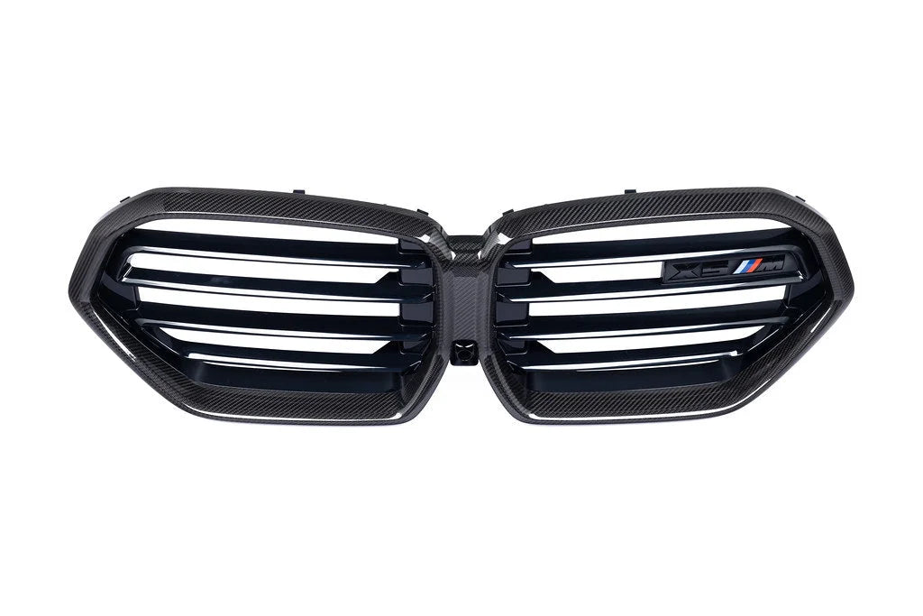 BMW M Performance F95 X5M LCI Carbon Front Grille-Exterior-Silicon Valley Bimmer