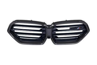 BMW M Performance F95 X5M LCI Carbon Front Grille-Exterior-Silicon Valley Bimmer