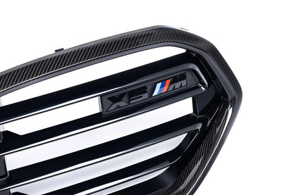 BMW M Performance F95 X5M LCI Carbon Front Grille-Exterior-Silicon Valley Bimmer