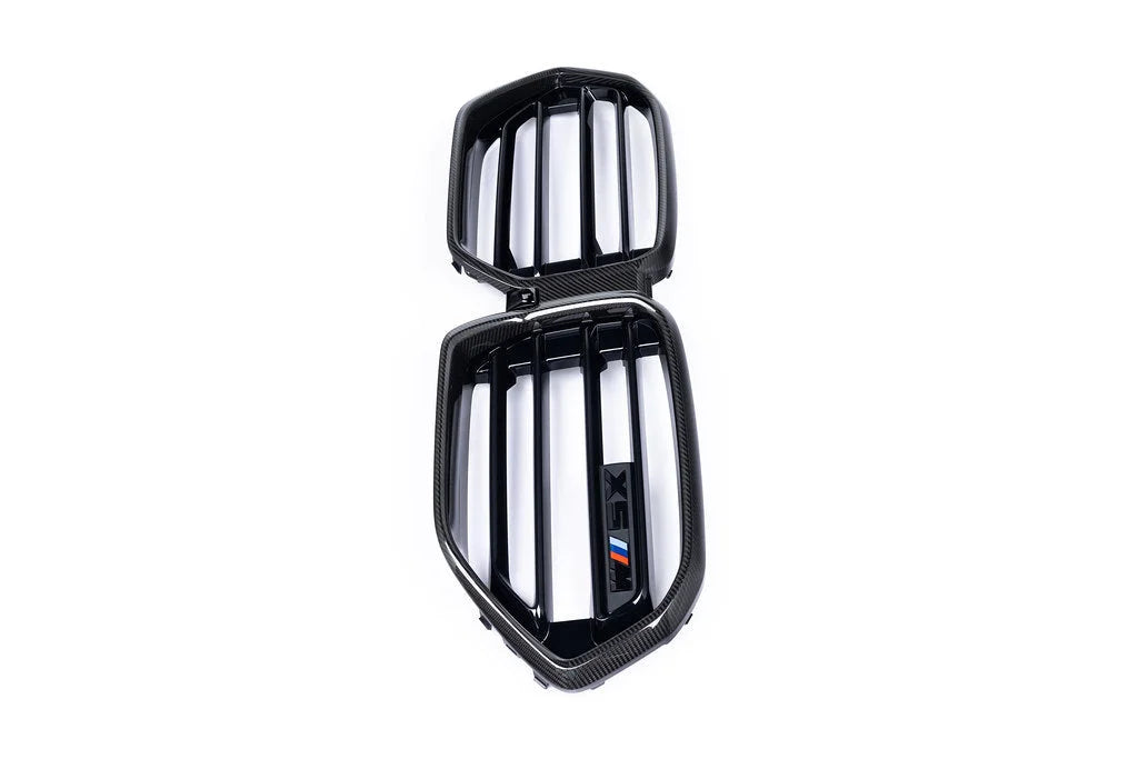 BMW M Performance F95 X5M LCI Carbon Front Grille-Exterior-Silicon Valley Bimmer