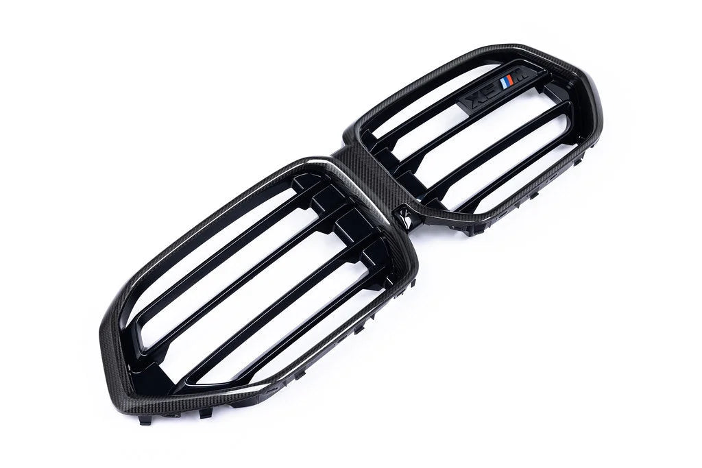 BMW M Performance F95 X5M LCI Carbon Front Grille-Exterior-Silicon Valley Bimmer