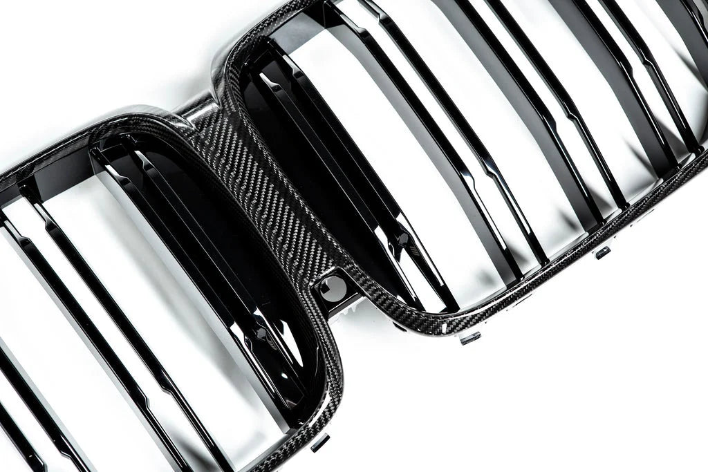 BMW M Performance F95 X5M Pre-LCI Carbon Front Grille-Exterior-Silicon Valley Bimmer