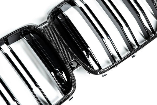BMW M Performance F95 X5M Pre-LCI Carbon Front Grille-Exterior-Silicon Valley Bimmer