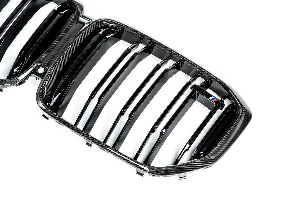 BMW M Performance F95 X5M Pre-LCI Carbon Front Grille-Exterior-Silicon Valley Bimmer