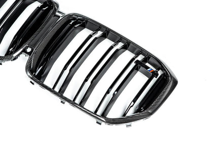 BMW M Performance F95 X5M Pre-LCI Carbon Front Grille-Exterior-Silicon Valley Bimmer