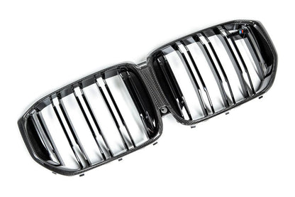 BMW M Performance F95 X5M Pre-LCI Carbon Front Grille-Exterior-Silicon Valley Bimmer