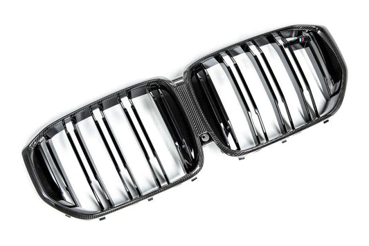 BMW M Performance F95 X5M Pre-LCI Carbon Front Grille-Exterior-Silicon Valley Bimmer