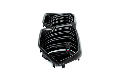 BMW M Performance F96 X6M Carbon Front Grille-Exterior-Silicon Valley Bimmer