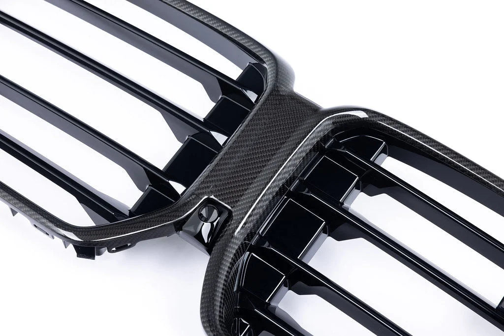 BMW M Performance F96 X6M LCI Carbon Front Grille-Exterior-Silicon Valley Bimmer