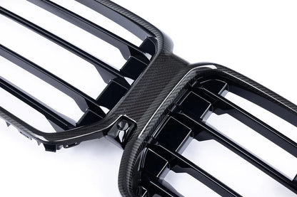 BMW M Performance F96 X6M LCI Carbon Front Grille-Exterior-Silicon Valley Bimmer