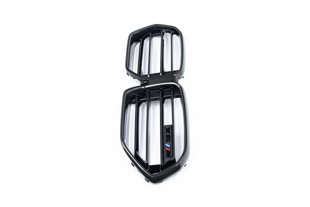 BMW M Performance F96 X6M LCI Carbon Front Grille-Exterior-Silicon Valley Bimmer