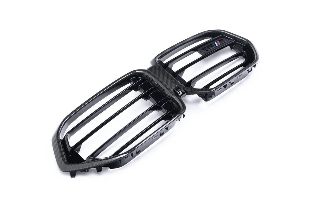 BMW M Performance F96 X6M LCI Carbon Front Grille-Exterior-Silicon Valley Bimmer