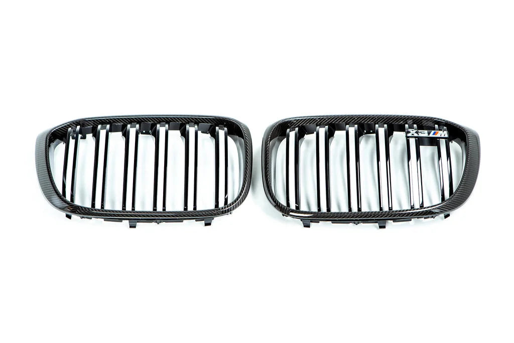 BMW M Performance F97 X3M Pre-LCI Carbon Front Grille Set-Exterior-Silicon Valley Bimmer