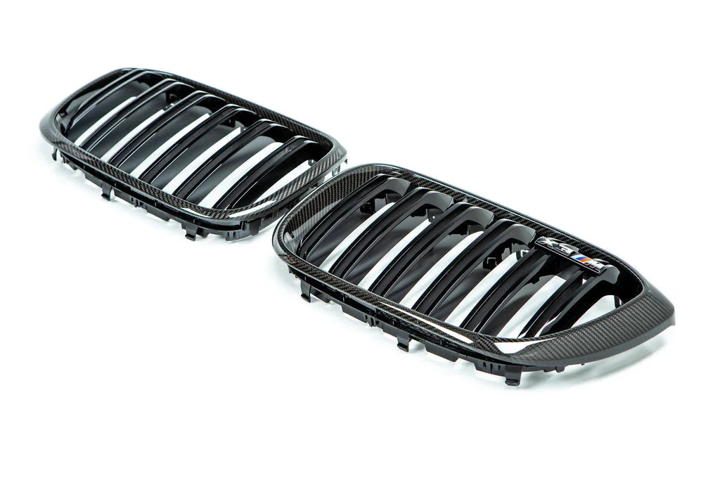 BMW M Performance F97 X3M Pre-LCI Carbon Front Grille Set-Exterior-Silicon Valley Bimmer