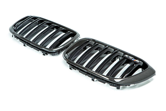 BMW M Performance F97 X3M Pre-LCI Carbon Front Grille Set-Exterior-Silicon Valley Bimmer