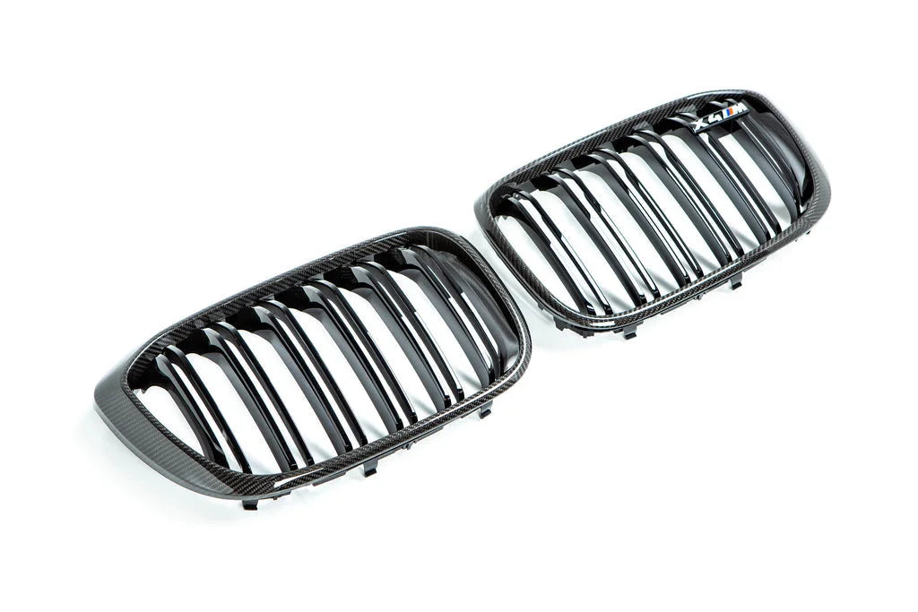 BMW M Performance F98 X4M Pre-LCI Carbon Front Grille Set-Exterior-Silicon Valley Bimmer
