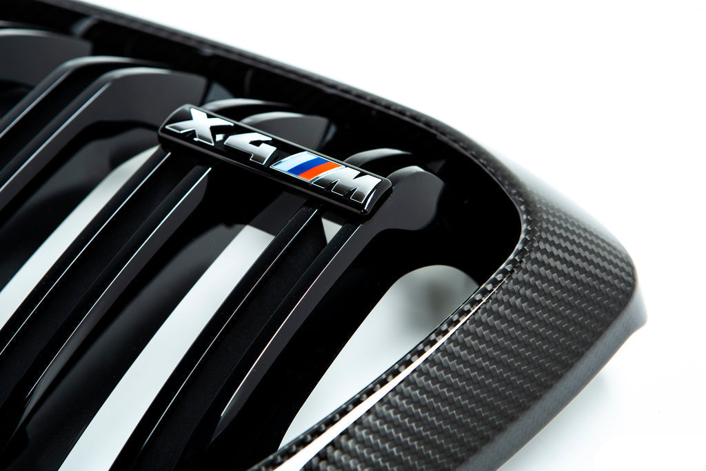 BMW M Performance F98 X4M Pre-LCI Carbon Front Grille Set-Exterior-Silicon Valley Bimmer