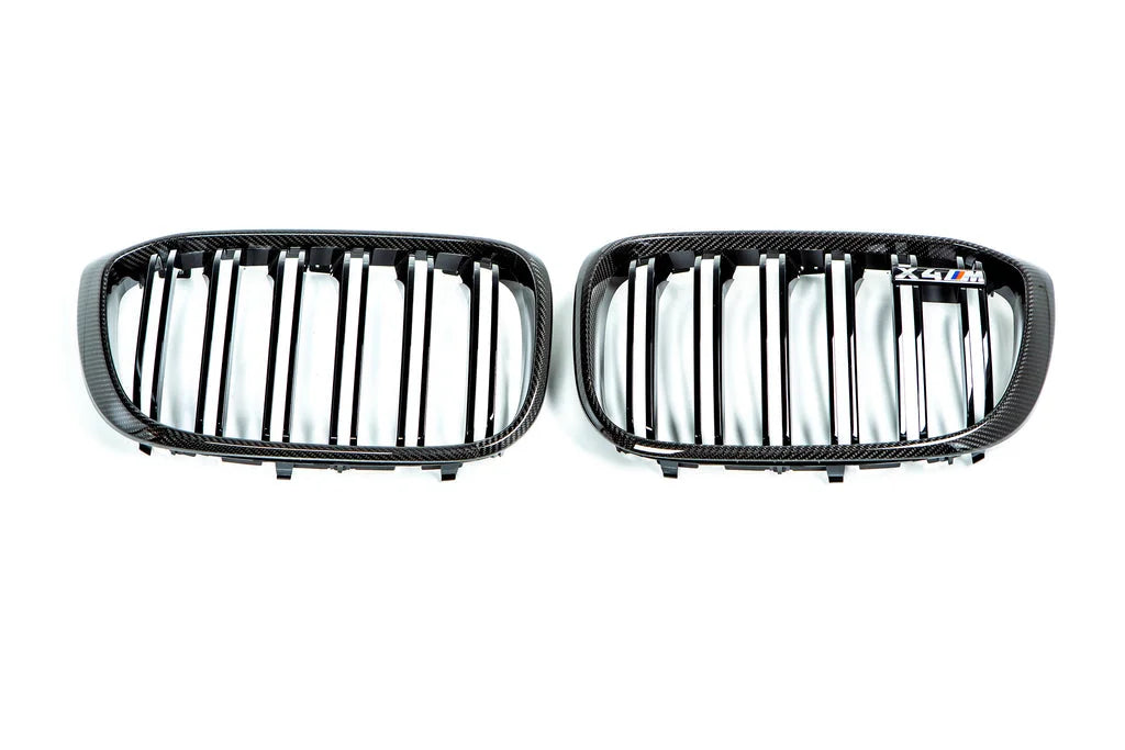 BMW M Performance F98 X4M Pre-LCI Carbon Front Grille Set-Exterior-Silicon Valley Bimmer