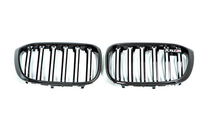 BMW M Performance F98 X4M Pre-LCI Carbon Front Grille Set-Exterior-Silicon Valley Bimmer