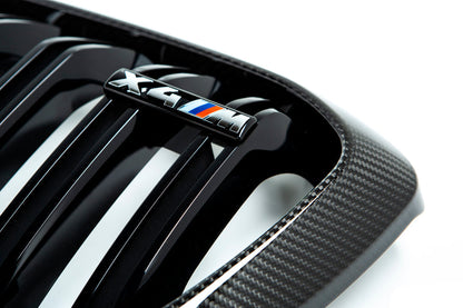 BMW M Performance F98 X4M Pre-LCI Carbon Front Grille Set-Exterior-Silicon Valley Bimmer