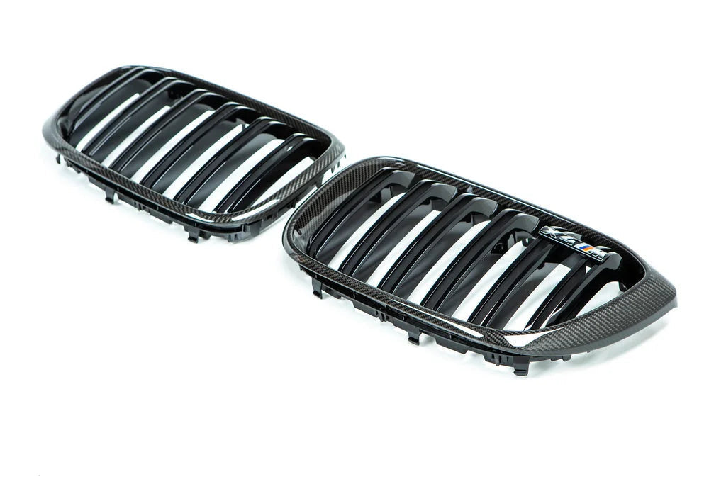 BMW M Performance F98 X4M Pre-LCI Carbon Front Grille Set-Exterior-Silicon Valley Bimmer