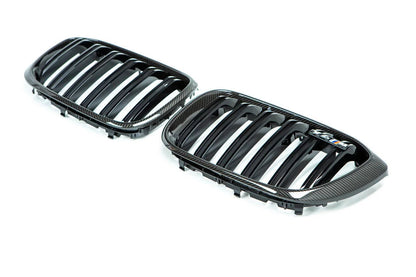 BMW M Performance F98 X4M Pre-LCI Carbon Front Grille Set-Exterior-Silicon Valley Bimmer
