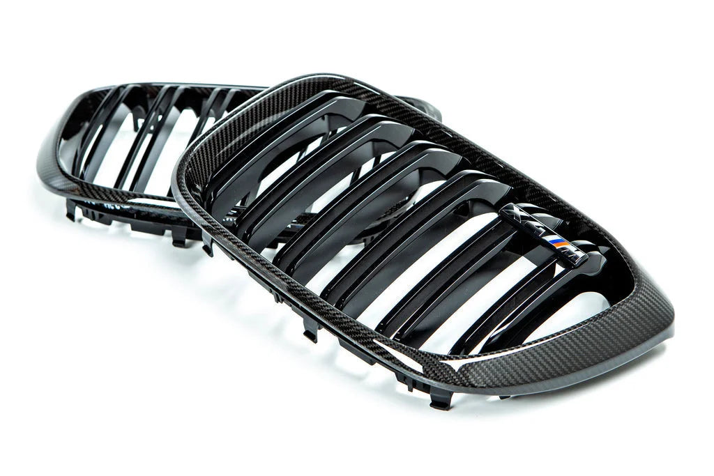 BMW M Performance F98 X4M Pre-LCI Carbon Front Grille Set-Exterior-Silicon Valley Bimmer