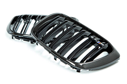 BMW M Performance F98 X4M Pre-LCI Carbon Front Grille Set-Exterior-Silicon Valley Bimmer